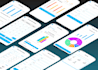 design a modern mobile app UI UX in figma