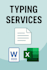 do fast typing, PDF to word, and retyping work