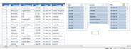 clean, format, merge, split, excel data