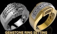 sculpt custom jewelry ring design, 3d stl ring model, engagement ring 3d model