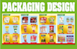 modern pouch bag design, pouch packaging, and label design and print file