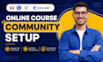 setup circle so skool discord online community circle so skool course upload