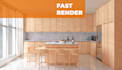 design a 3d kitchen with rhino and enscape render