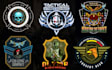 make professional satisfaction military logo design