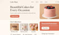 design stunning bakery ecommerce website cake shopify store cakes pastries store