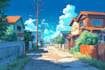 create anime, game, and visual novel background painting
