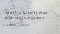 do professional site plan drafting in autocad
