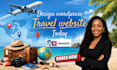 design wordpress travel website tourism and tour website luxury travel website