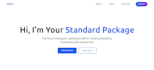 do a mobile friendly landing page with modular HTML and SEO