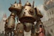create warhammer 40k figures with old school
