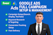 setup and manage sales booster google ads PPC campaigns for your business