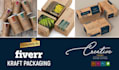 do box packaging design and product packaging design with source file, mockup
