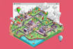 draw high quality vector or isometric map illustrations
