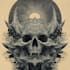 create a dark, horror, underground art illustration
