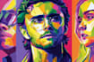 make an unique wpap pop art style