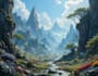 fantasy landscape or enviroment art