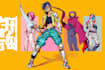 design anime character , cyberpunk character