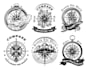 create modern and marvelous compass logo design