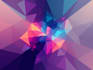 create abstract geometric digital art