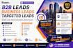 do linkedin b2b lead generation and prospect list building