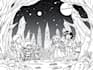 draw superb line art, illustrations and cartoon characters