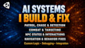 create or fix unity enemy ai and npc behavior systems for your game