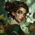 draw creepy style fantasy character art