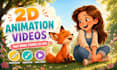 create 2d cartoon animation video