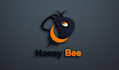 create modern minimalist bee logo design