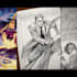 draw comic book page anime manga  comic book cover design