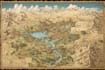 make a line art fantasy map illustration