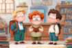 draw children book illustration