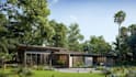 do 3d ecological building architecture design, biophilic design