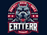 create high quality vintage killer dog pitbull logo
