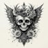 create your dark and gothic custom tattoo design