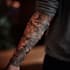 create a tattoo design of tattoo sleeve