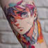 make anime tattoo design