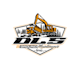 create creative good looking excavation and dump truck logo design