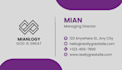 design professional and creative visiting cards