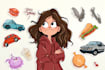create customized cartoon illustration