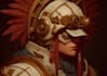 illustrate an warhammer 40k character art