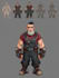 do dnd character art, 2d game character art in unique style