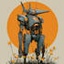 draw amazing character mecha robot illustration