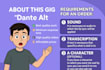 do professional lip sync animation for characters with any audio