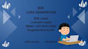 do b2b lead generation and targeted linkedin leads