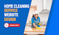 design booking cleaning business website with bookingkoala or wix website