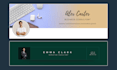 design a modern linkedin banner, cover, and header