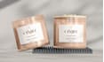design candle label, perfume label, and product label