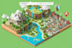 make vector map illustration map design isometric cartography city map