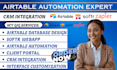 build airtable, softr web app, airtable database, client portal